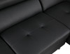 Leather Aire Sectional with Left Arm Facing / 8136-BLACK-LAF