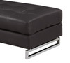 Leather Aire Ottoman / 8136-BROWN-OTT