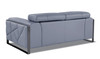 Modern Genuine Italian Leather Upholstered Sofa Set / 903-LIGHT_BLUE
