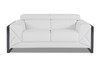 Modern Genuine Italian Leather Upholstered Sofa Set / 903-WHITE