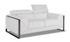 Modern Genuine Italian Leather Upholstered Sofa Set / 903-WHITE