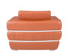 Modern Genuine Italian Leather Upholstered Sofa Set / 904-CAMEL