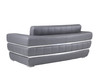 Modern Genuine Italian Leather Upholstered Sofa Set / 904-DK_GRAY