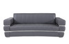 Modern Genuine Italian Leather Upholstered Sofa / 904-DK_GRAY-S