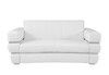 Modern Genuine Italian Leather Upholstered Sofa Set / 904-WHITE