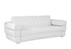 Modern Genuine Italian Leather Upholstered Sofa / 904-WHITE-S