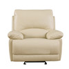 Transitional Leather Air Sofa Set / 9345-BEIGE