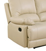 65" Transitional Leather Air Loveseat / 9345-BEIGE-L