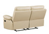 65" Transitional Leather Air Loveseat / 9345-BEIGE-L