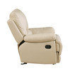 65" Transitional Leather Air Loveseat / 9345-BEIGE-L