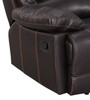 Leather Air Sofa Set with Console Loveseat / 9345-BROWN-CON