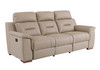 Modern Leather Air Upholstered Sofa Set / 9408-BEIGE