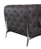 Modern Genuine Italian Leather Upholstered Sofa / 970-BROWN-S