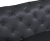 Modern Genuine Italian Leather Upholstered Sofa / 970-DK_GRAY-S