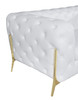 Modern Genuine Italian Leather Upholstered Sofa Set / 970-WHITE