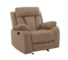 Transitional Microfiber Fabric Chair / 9760-BEIGE-CH