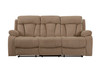 Transitional Microfiber Fabric Sofa / 9760-BEIGE-S