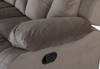 Transitional Microfiber Fabric Sofa / 9760-BROWN-S