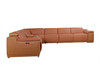 8-Piece 2-Console 4-Power Reclining Leather Sectional / 9762-CAMEL-4PWR-8PC