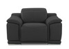 Genuine Leather Power Reclining Sofa Set / 9762-DARK_GRAY