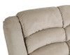 Transitional Microfiber Fabric Upholstered Loveseat / 9824-BEIGE-L