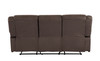 Transitional Microfiber Fabric Upholstered Sofa / 9824-BROWN-S