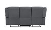 Microfiber Fabric Upholstered Sofa Set / 9824-GRAY