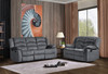 Microfiber Fabric Upholstered Sofa Set / 9824-GRAY