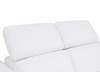 Italian Leather Sofa with Power Recliner / 990-WHITE-S