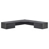 Render Wall Mount Corner Office Desk / EEI-6181