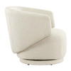 Celestia Boucle Fabric Swivel Chair / EEI-6357