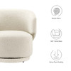 Celestia Boucle Fabric Swivel Chair / EEI-6357