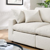 Commix Down Filled Overstuffed Boucle Fabric Loveseat / EEI-6361