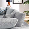 Commix Down Filled Overstuffed Boucle Fabric 3-Seater Sofa / EEI-6362