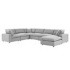 Commix 7-Piece Down Filled Overstuffed Boucle Sectional Sofa / EEI-6370