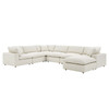 Commix Down Filled Overstuffed Boucle 7-Piece Sectional Sofa / EEI-6370