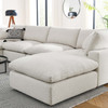 Commix Down Filled Overstuffed Boucle 7-Piece Sectional Sofa / EEI-6370