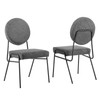 Craft Upholstered Fabric Dining Side Chairs - Set of 2 / EEI-6582