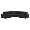 Commix Down Filled Overstuffed Boucle 5-Piece Sectional Sofa / EEI-6368
