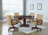 Marietta 5-piece Game Table Set Tobacco and Tan / CS-100171-S5