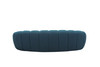 Divani Casa Yolonda - Modern Curved Dark Teal Fabric Sofa / VGEV2126C-SOFA-C-15