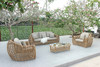 Renava Sandra - Outdoor Beige + Wicker Sofa Set / VGATRASF-227