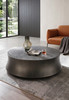 Modrest Airdrie - Modern Antique Grey Large Round Coffee Table / VGVC-CT2169-1