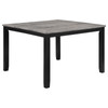 Elodie 5-piece Counter Height Dining Table Set with Extension Leaf Grey and Black / CS-121228-S5