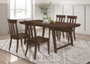 Reynolds 5-piece Rectangular Dining Table Set Brown Oak / CS-107591-S5