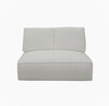 Divani Casa Lulu - Modern White Fabric Modular Sectional Sofa w/ Right Facing Chaise / VGSX-F22053-RAF-WHT