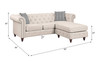 Waldina Reversible Sectional Sofa / LV00643