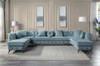 Zerah Sectional Sofa W/7 Pillows / LV01161