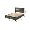 Naima EK Bed W/Storage / 25967EK
