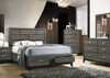 Valdemar EK Bed W/Storage / 27057EK